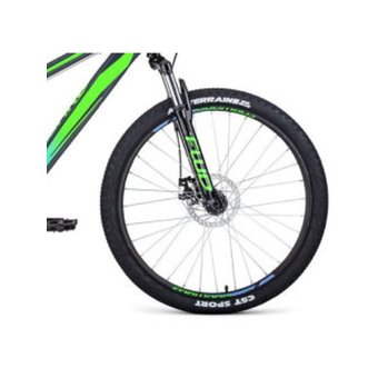  Велосипед 26" Forward Flash 26 2.2 S disc Серый матовый/Ярко-зеленый 20-21 г 19" RBKW1M16GS43 