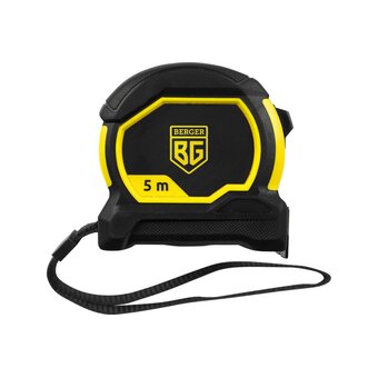  Рулетка Berger BG 1352 ударопрочная 5мх25мм магнит 