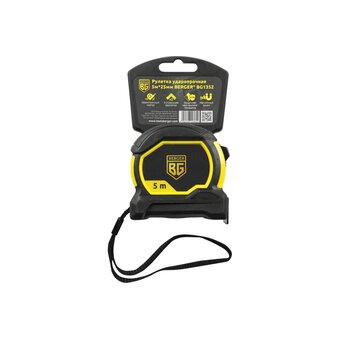  Рулетка Berger BG 1352 ударопрочная 5мх25мм магнит 