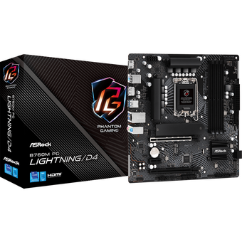  Материнская плата ASRock B760M PG Lightning/D4 