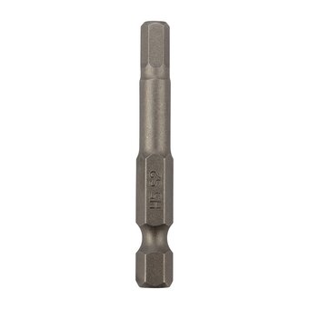  Бита шестигранная Kranz KR-92-0423 HEX-5х50мм для шуруповерта (упак 10шт) 