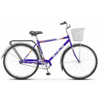  Велосипед Stels Navigator 28" 300 Gent Z010/Z011 (с корзиной) (LU085341) Синий 