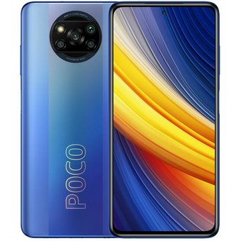  Смартфон Xiaomi POCO X3 Pro 256Gb 8Gb 3G 4G 2Sim 6.67" IPS 1080x2400 And11 48Mpix голубой 