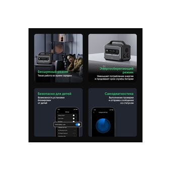  Электростанция портативная Ugreen GS600 (15050) deep gray 