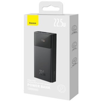  Внешний аккумулятор Baseus PPXJ080001 Star-Lord Digital Display Fast Charge 20000mAh 22.5W Black 