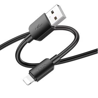 Дата-кабель HOCO X96 Hyper charging data cable Lightning (черный) 