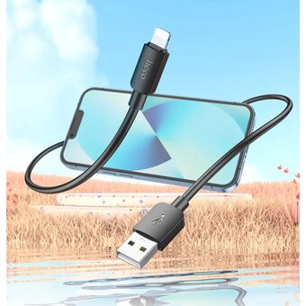 Дата-кабель HOCO X96 Hyper charging data cable Lightning (черный) 