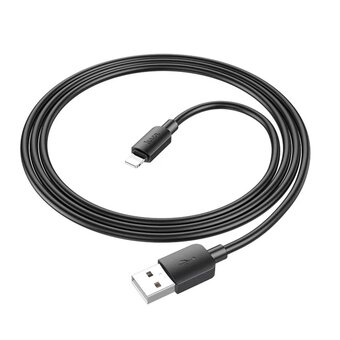  Дата-кабель HOCO X96 Hyper charging data cable Lightning (черный) 