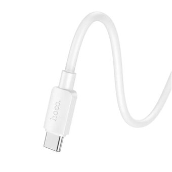  Дата-кабель HOCO X96 Hyper 100W fast charging data cable, Type-C + Type-C (белый) 