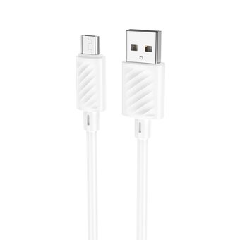  Дата-кабель HOCO X88 Gratified charging data cable for micro (белый) 