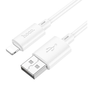  Дата-кабель HOCO X88 Gratified charging data cable for Lightning (белый) 