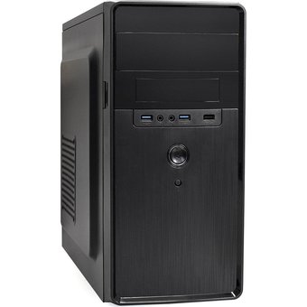  Корпус Minitower ExeGate EX286439RUS BA-309U2-400W-8 (mATX, БП AA400 с вент. 8см, 1*USB+2*USB3.0, HD аудио, чер) 