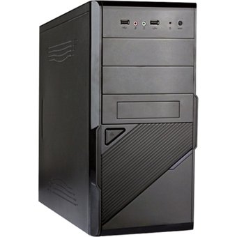  Корпус Exegate EX284019RUS BA-201 Black, mATX, AA450, 80mm, 2xUSB, Audio 