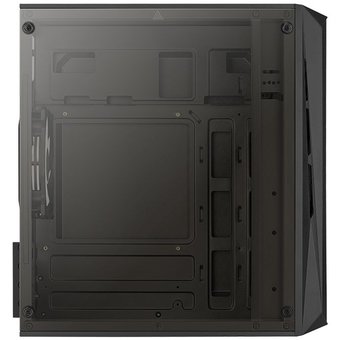  Корпус Aerocool Cs-107-A-BK-v2 (mATX, без БП, Window, USB3.0 x1, USB2.0 x1, 12cm FRGB fans x3) 