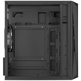  Корпус Aerocool Cs-107-A-BK-v2 (mATX, без БП, Window, USB3.0 x1, USB2.0 x1, 12cm FRGB fans x3) 