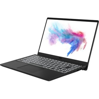  Ноутбук MSI Modern 14 B4MW-405XRU (9S7-14DK14-405) Ryzen 5 4500U/8Gb/SSD512Gb/AMD Radeon/14"/IPS/FHD (1920x1080)/Free DOS/black 