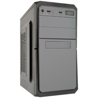  Корпус Exegate EX284027RUS Minitower BA-202 Black, mATX, (без БП), 2*USB, Audio 