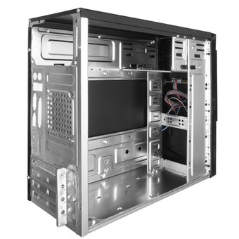  Корпус Exegate EX284027RUS Minitower BA-202 Black, mATX, (без БП), 2*USB, Audio 