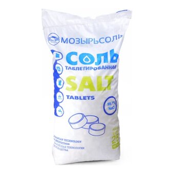  Соль таблетированная Гейзер Мозырь 41058 25кг 