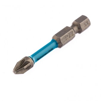  Набор бит торсионных Gross 11495 PZ2x50мм, для ударных шуруповертов, 10шт 