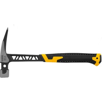  Молоток кровельщика Denzel 10623, 600г, цельнокованый, боек с магнитом, двухкомпонентная обрезиненная рукоятка 