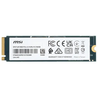  SSD MSI Spatium M450 (S78-440K220-P83) 500GB PCIe 4.0 NVMe M.2 