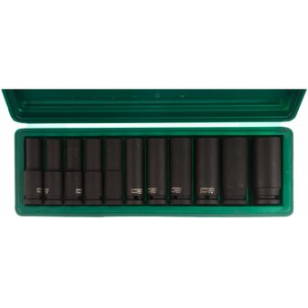  Набор ударных торцевых головок глубоких Jonnesway S03AD4111S (47193) 1/2"10-24 мм 