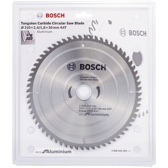  Диск пильный по алюм. Bosch ECO ALU (2608644391) d210мм d(посад.)30мм (циркулярные пилы) 