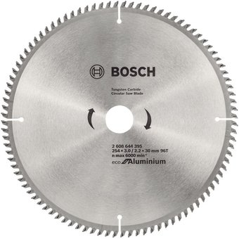  Диск пильный по алюм. Bosch 2608644395 d254мм d(посад.)30мм (циркулярные пилы) 