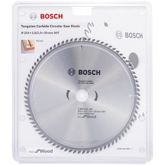 Диск пильный по дер. Bosch 2608644384 d254мм d(посад.)30мм (циркулярные пилы) 