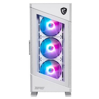  Корпус MSI MPG Velox 100R White (306-7G18W21-809) Global, 2xUSB 3.0, 1xType C, 4x120mm ARGB Fan, ARGB 