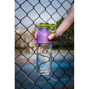  Бутылка KissKissFish Meta sports water bottle with handle фиолетовый 