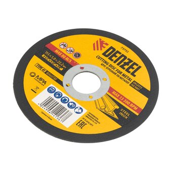  Круг отрезной Denzel 73752 по металлу 115х1,0х22,2мм, WA60TBF 