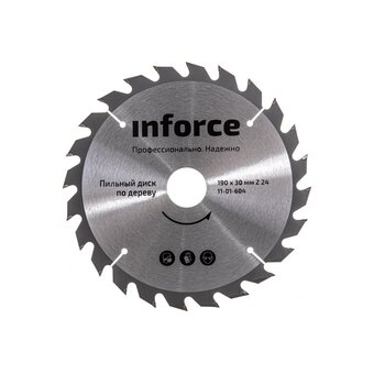  Пильный диск по дереву Inforce 11-01-604 190х30х24 
