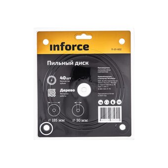  Пильный диск по дереву Inforce 11-01-602 185х30х40 