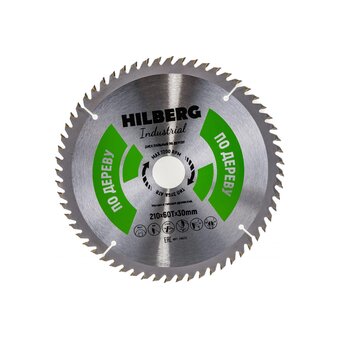  Диск пильный по дереву Hilberg Industrial HW212 210x30x60Т 