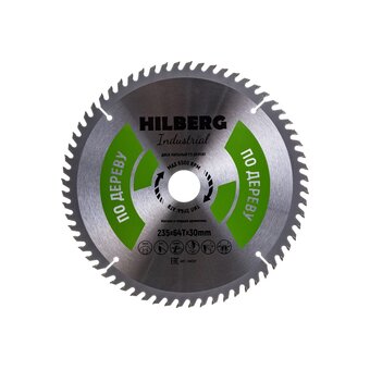  Диск пильный по дереву Hilberg Industrial HW237 235x30x64Т 