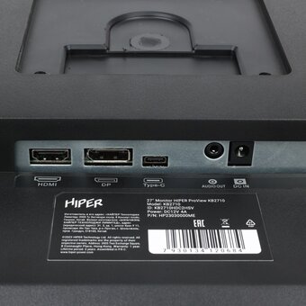  Монитор Hiper KB2710 (KB2710HDC2HSV) черный 