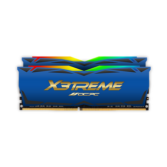  ОЗУ OCPC X3 RGB Blue Label MMX3A2K16GD436C18BU DDR 4 DIMM 16Gb (8Gbx2), 3600Mhz, RGB, CL18 