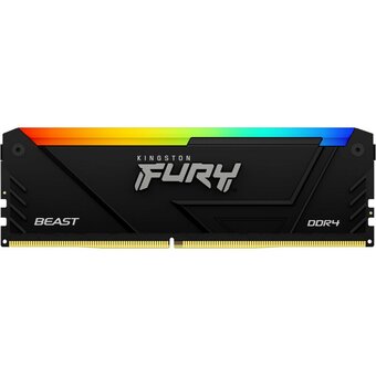  ОЗУ Kingston Fury Beast Black RGB XMP KF436C18BB2A/16 16GB DDR4 3600MHz DIMM CL18, 1.35V 288-pin Non-ECC 