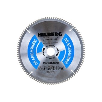  Диск пильный по алюминию Hilberg Industrial HA250 250x30x100Т 