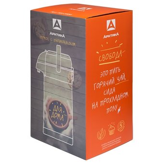  Термос Арктика 501-3500 3.5л серебристый картонная коробка (501-3500/SIL) 