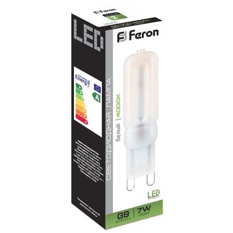  Лампа светодиодная Feron 25756 (7W) 230V G9 4000K, LB-431 