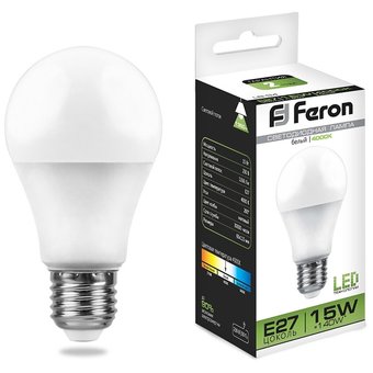  Лампа светодиодная Feron 25629 (15W) 230V E27 4000K, LB-94 