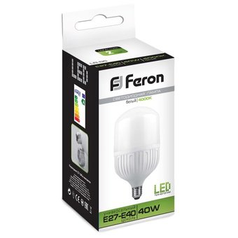  Лампа светодиодная Feron 25819 (40W) 230V E27 4000K, LB-65 