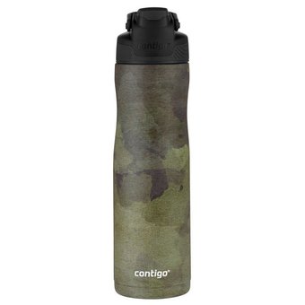  Термос-бутылка Contigo Couture Chill 0.72л черный/зеленый (2127885) 