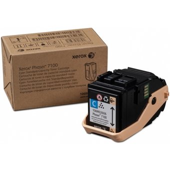  Тонер-картридж Xerox 106R02606 голубой для Phaser 7100 4500 стр.(Channels) 