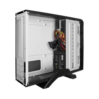  Корпус ExeGate MI-209 Black (EX268700RUS) miniITX/mATX, M400, 80mm, 2xUSB, Audio 