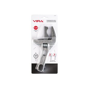  Ключ разводной VIRA 311007 сантехнический 6-68мм 