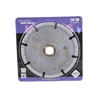  Диск алмазный отрезной Hilberg Super Master 510076 76х10 